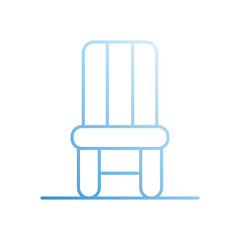 BABY CHAIR vector icon stock illustration
