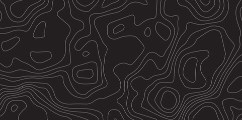 Luxury Black Background with Abstract Topographic Line Map and Fluid Wavy Contours, Perfect for High-End Design Projects, Art Prints, and Creative Visuals