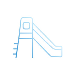 SLIDE vector icon stock illustration