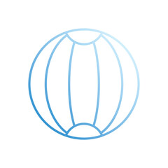 BALL vector icon stock illustration
