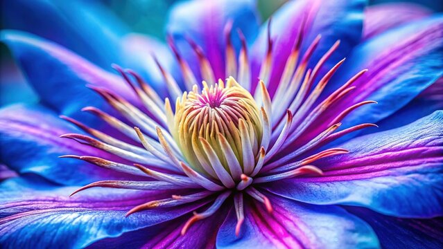 Vibrant Blesi Flower Close-Up, Delicate Petals, Spring Bloom, Nature Photography