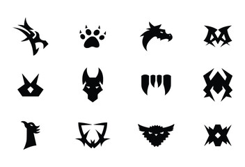 Icon Gaming or Esport Logo Design Vector 
