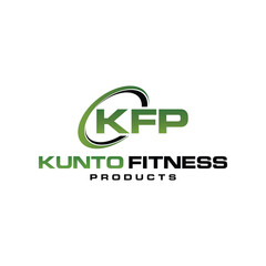 full color gradient letter initial logo with white background