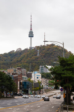 The N Seoul Tower, officially the YTN Seoul Tower or the Namsan Tower, is a communication and observation tower located on the summit of Namsan in central Seoul, 