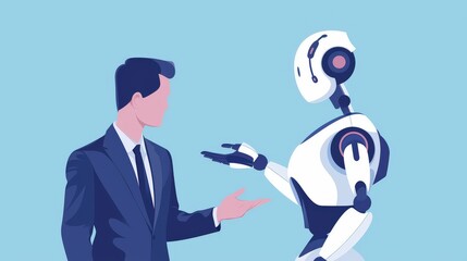 AI interacts with humans to help make suggestions and implement plans
