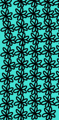Mint Floral Pattern