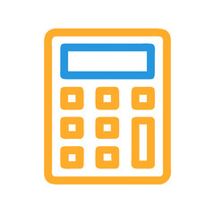 Calculator Icon Representing Math or Budgeting Icon Design