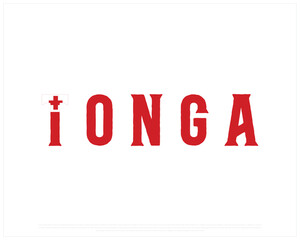 Tonga flag Typography with flag on a white background, Vector design of Tonga flag typography, Flag of Tonga, National Day Design, Tonga Day design