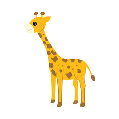 Obraz premium Color icon for giraffe