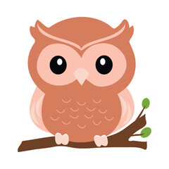 Color icon for owl