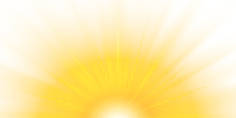 Obraz premium Sun light with glare. Golden flash png. Sun rays png. Vector illustration for perfect effect with sparkles. 