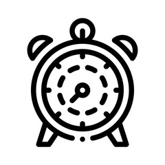 alarm clock line icon