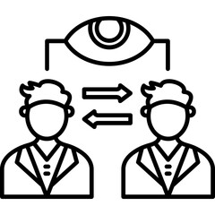 Eye Contact Practice Icon