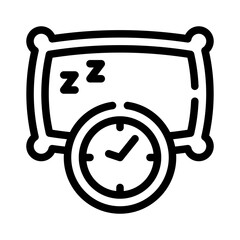 bed line icon