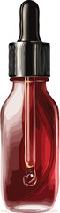 transparent bottle vector art