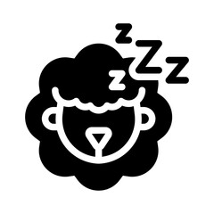sheep glyph icon