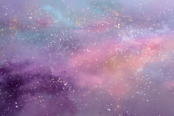 Naklejka premium pastel galaxy dust,