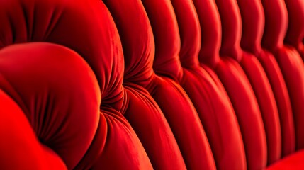 Obraz premium Luxurious Red Velvet Pillow for Comfort and Style in Home Decor