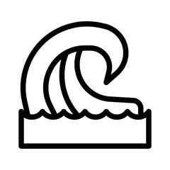 wave line icon