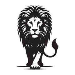Majestic Lion Head Vector Art Illustration Design for Brand