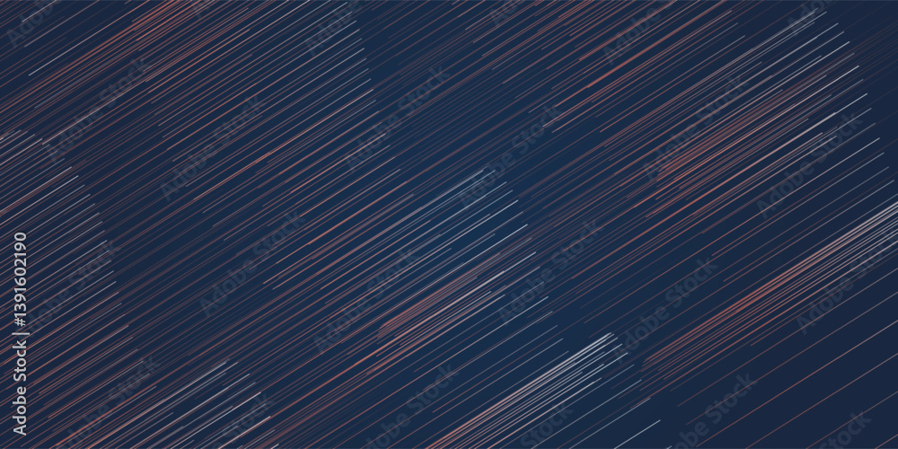 Wall mural a sleek dark abstract background with colorful diagonal stripes, wavy lines. the dynamic design and 