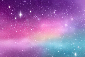 Obraz premium pastel galaxy dust,