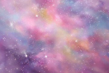 Fototapeta premium pastel galaxy dust,