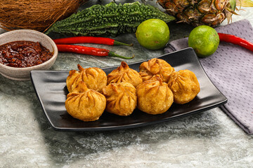 Tibetian cuisine - Momo stuffed dumplings