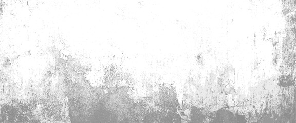 Vector old black and white wall cement grey white background with space 