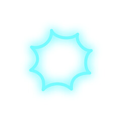 abstract blue star