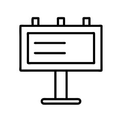 Find outdoor advertising billboard vector illustration for marketing and promotion campaign design needs