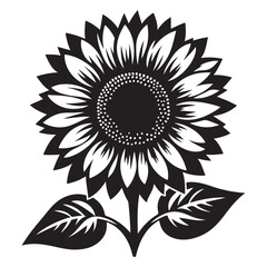 Elegant Sunflower Vector Illustration Graphic for Design and Decoration