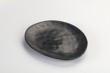 Empty clean color plate dishware