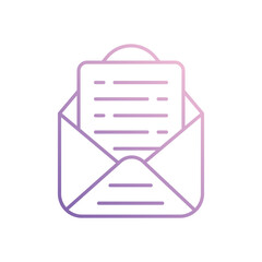 Envelope  icon vector stock illustration