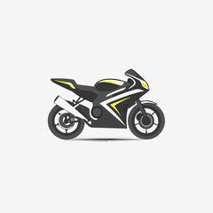 Obraz premium motorcycle isolated on white background