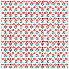 vector seamless pattern with hearts