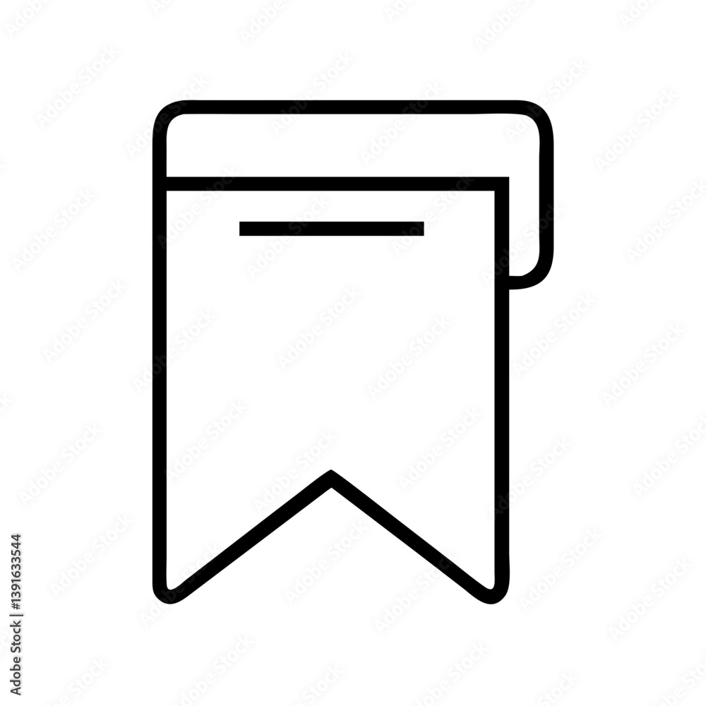 Poster download save bookmark icon vector image for web design and mobile apps user interface design projec