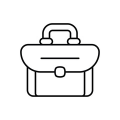 Briefcase icon vector stock illustration