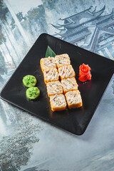 Fresh and delicious sushi with interesting toppings