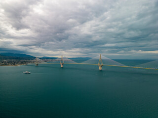 Aerial View of Nafplio and the Acronafplia Peninsula, Greece