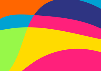Vibrant Abstract Wave Background – Colorful Modern Design