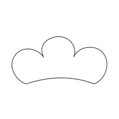 cloud line art