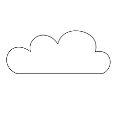 cloud line art