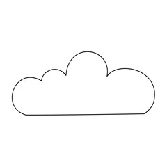 cloud line art