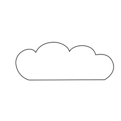 cloud line art