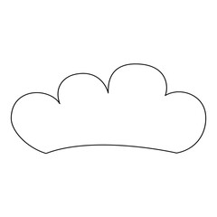 cloud line art