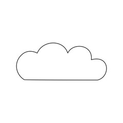 cloud line art