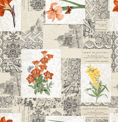 Beautiful all over digital textile design for 2 piece