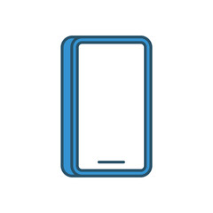SMART PHONE vector icon stock illustration