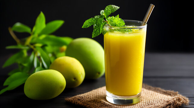  tangy aam panna, p: a glass of tangy and sweet aam panna,